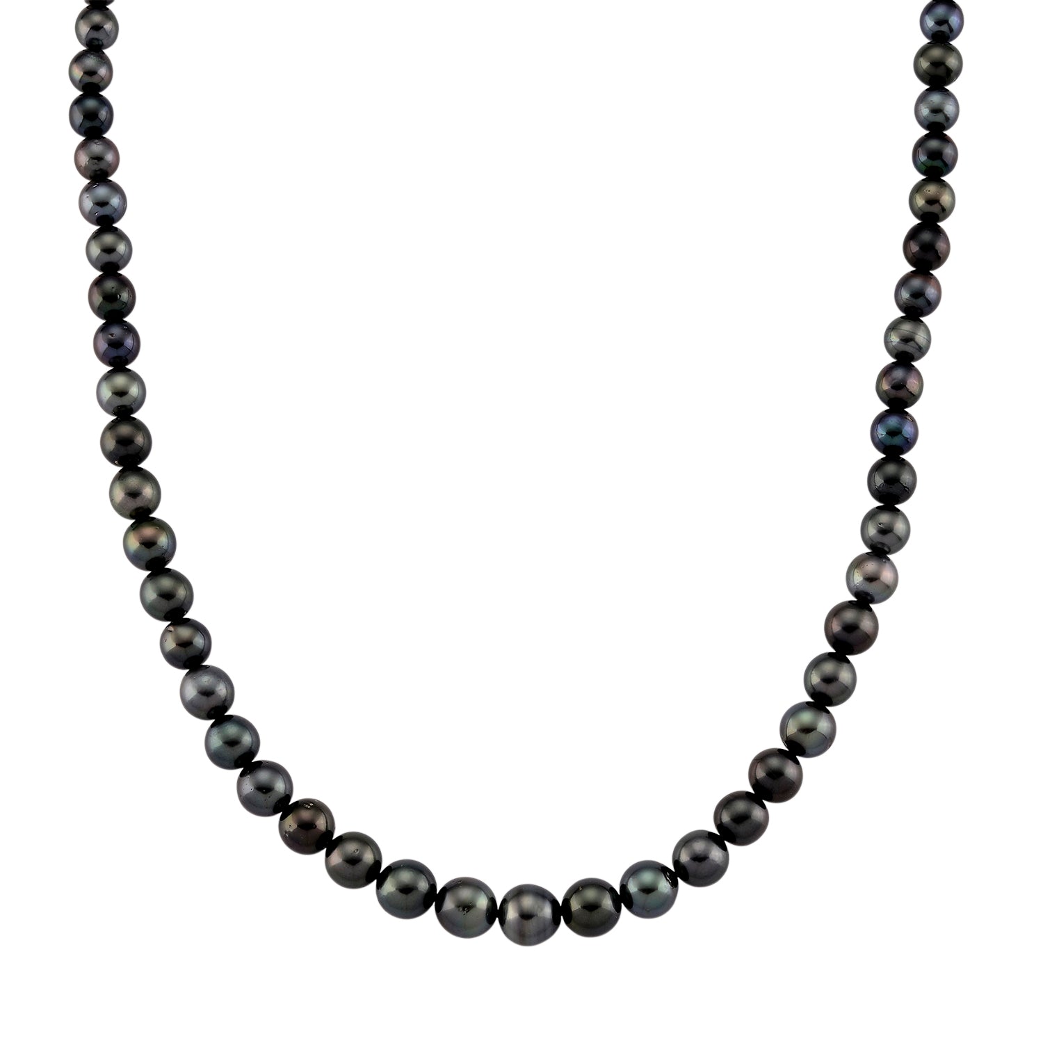 LUXORO Tahiti Perle (8-12mm) 45+5cm Halskette in 417 Weißgold