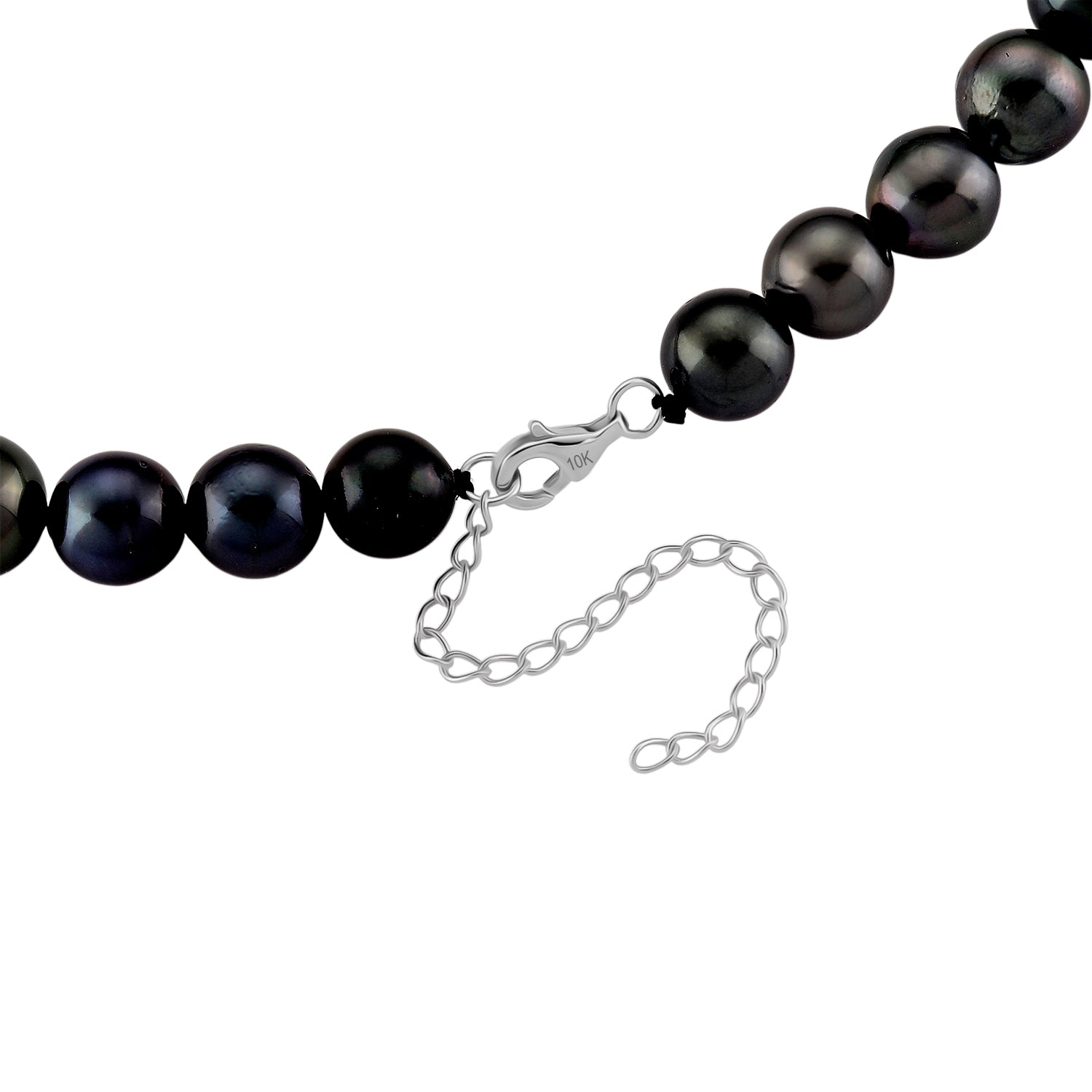 LUXORO Tahiti Perle (8-12mm) 45+5cm Halskette in 417 Weißgold