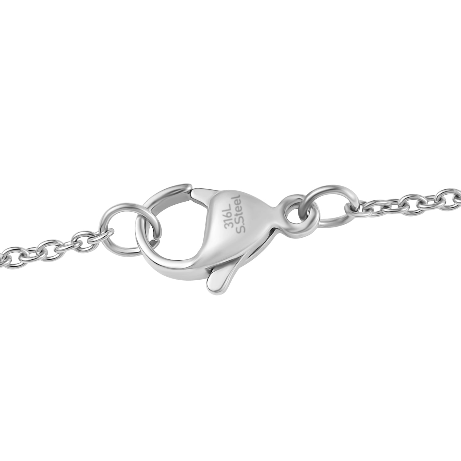 Malachit Halskette ca. 50 cm 316L Edelstahl ca. 38.09 ct