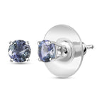 D'Joy Pfau Tansanit Ohrringe 925 Silber rhodiniert ca. 1.14 ct