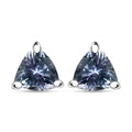 AMERIKA CLOSE OUT DEAL - D'Joy Pfau Tansanit Ohrringe 925 Silber rhodiniert ca. 1.14 ct
