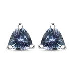 AMERIKA CLOSE OUT DEAL - D'Joy Pfau Tansanit Ohrringe 925 Silber rhodiniert ca. 1.14 ct