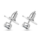 AMERIKA CLOSE OUT DEAL - D'Joy Pfau Tansanit Ohrringe 925 Silber rhodiniert ca. 1.14 ct