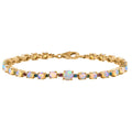 D'Joy AA natürliches, äthiopisches Welo Opal und Multi-Edelstein 19cm Armband - 5,95 ct.