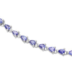 D'Joy Tansanit Halskette ca. 50 cm 925 Silber rhodiniert ca. 5,69 ct.