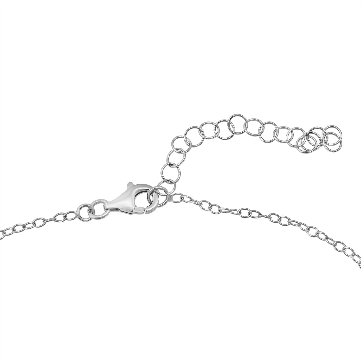 D'Joy Tansanit Halskette ca. 50 cm 925 Silber rhodiniert ca. 5,69 ct.