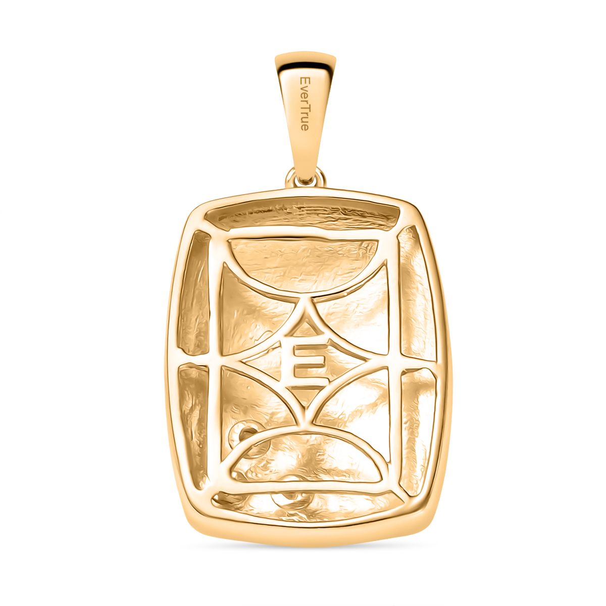 EVER TRUE Weißer Zirkon Anhänger Reine Bronze ca. 0.07 ct