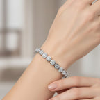 LUXURIANT DIAMOND - Lab Grown Diamant SI-GH Armband ca. 19 cm 925 Silber rhodiniert ca. 4.00 ct