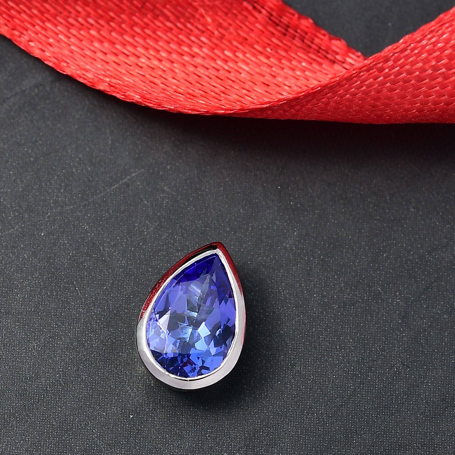Rhapsody AAAA Tansanit Anhänger 950 Platin ca. 1.20 ct