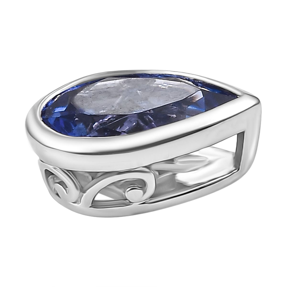 Rhapsody AAAA Tansanit Anhänger 950 Platin ca. 1.20 ct