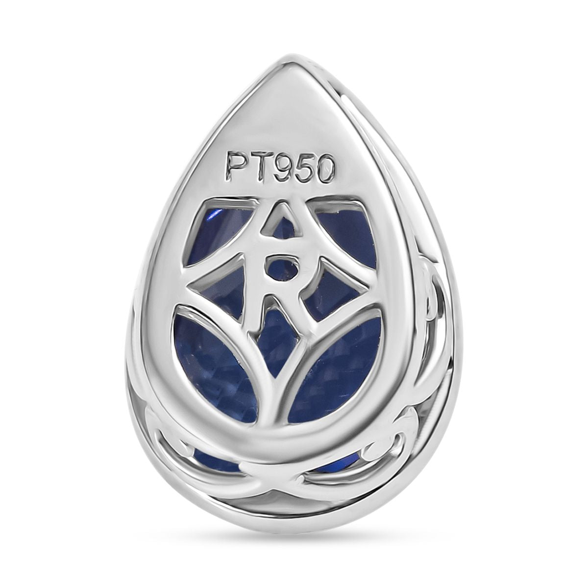 Rhapsody AAAA Tansanit Anhänger 950 Platin ca. 1.20 ct