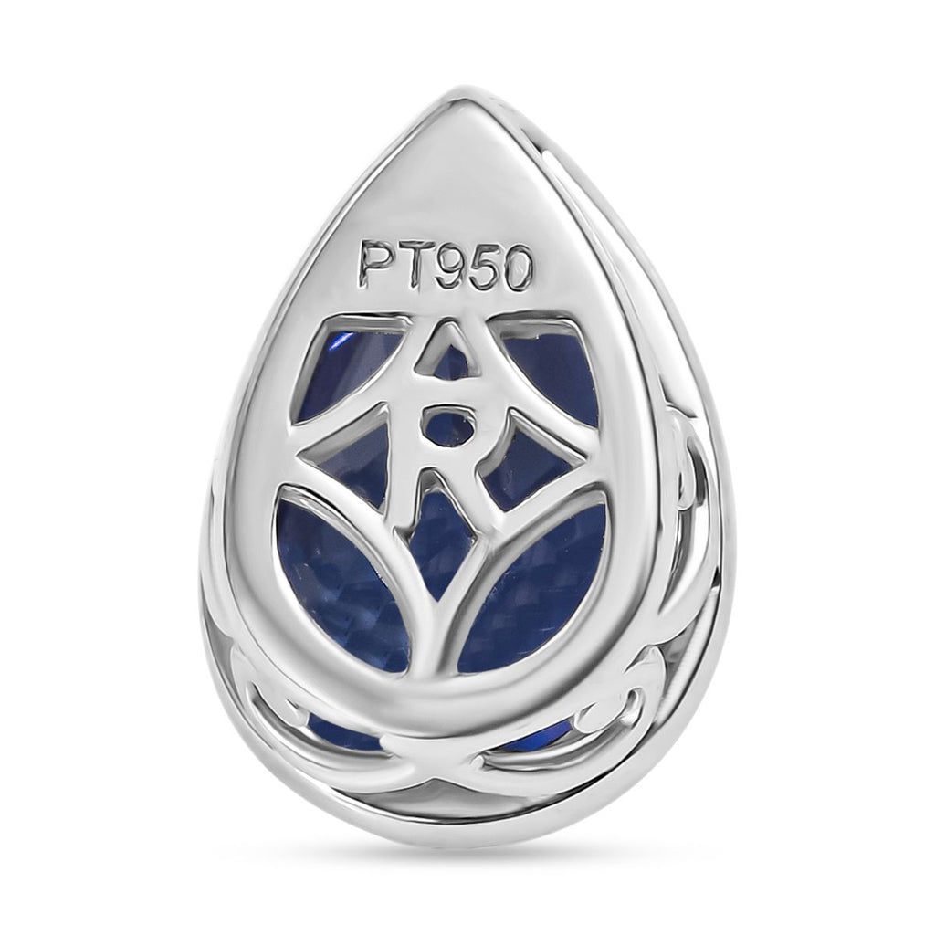 Rhapsody AAAA Tansanit Anhänger 950 Platin ca. 1.20 ct