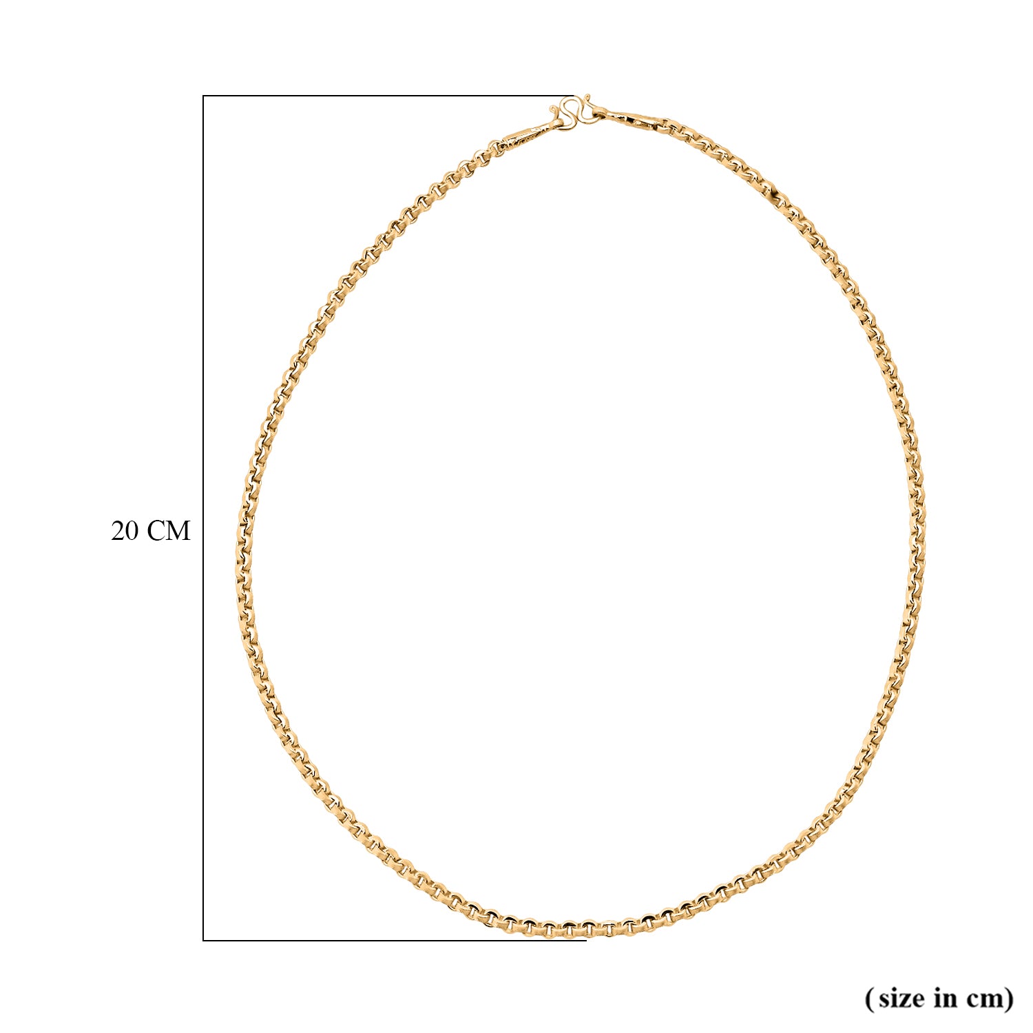 965 Gelbgold Erbskette ca. 50 cm ca. 7,60g