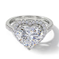 LUXURIANT DIAMOND - Lab Grown Diamant VS-EF IGI zertifiziert Ring 950 Platin (Größe 17.00) ca. 5.50 ct