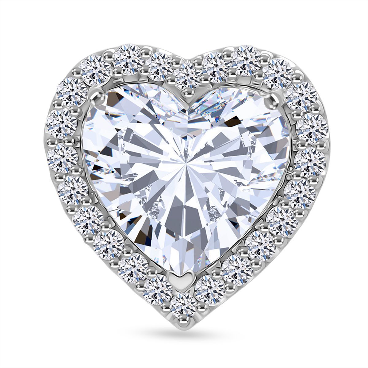 LUXURIANT DIAMOND - Lab Grown Diamant VS-EF IGI zertifiziert Anhänger 950 Platin ca. 5.50 ct