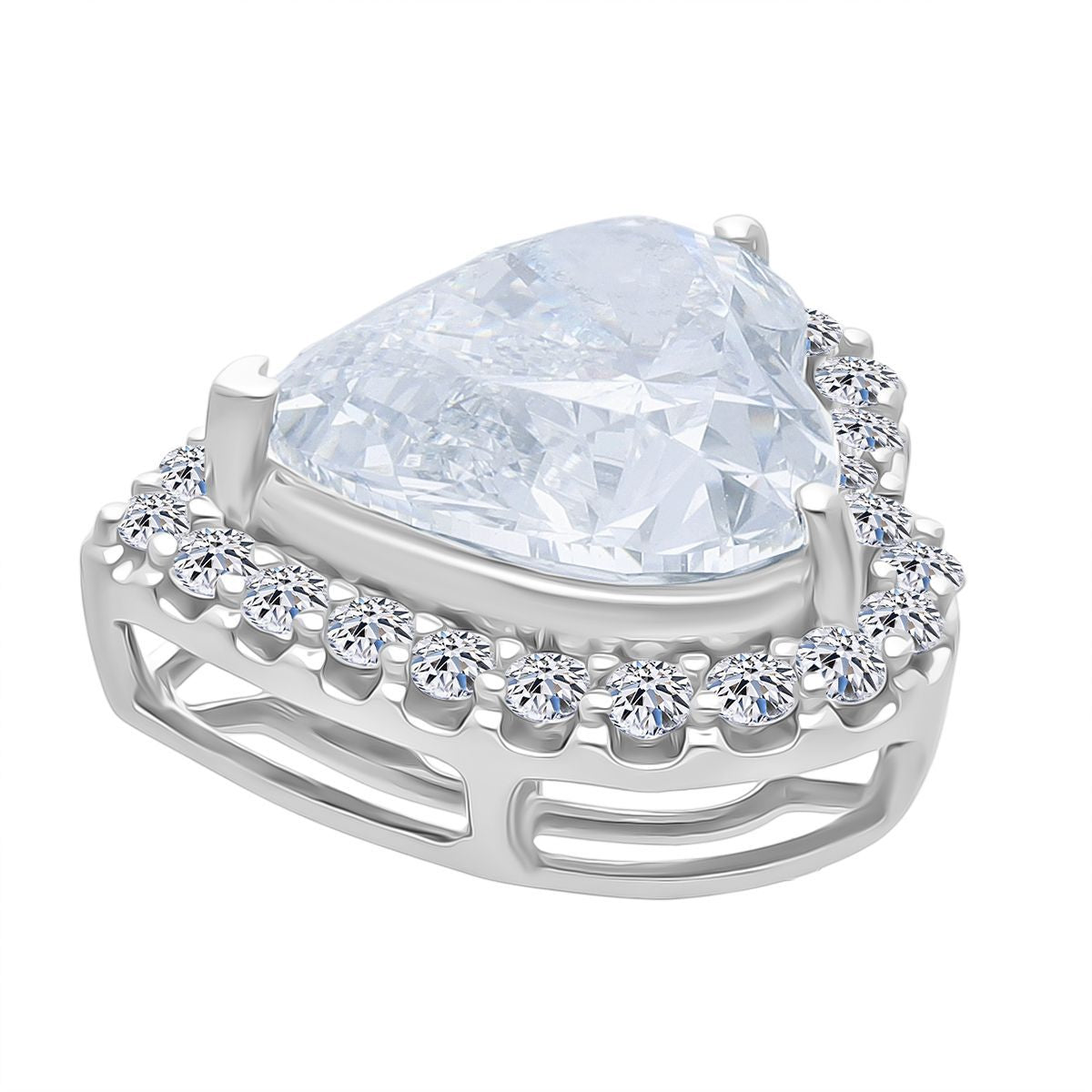 LUXURIANT DIAMOND - Lab Grown Diamant VS-EF IGI zertifiziert Anhänger 950 Platin ca. 5.50 ct