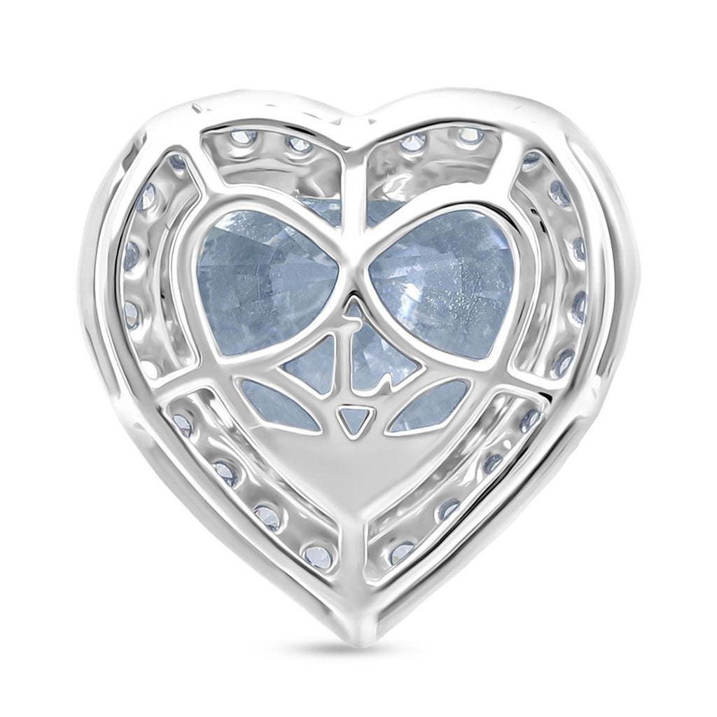 LUXURIANT DIAMOND - Lab Grown Diamant VS-EF IGI zertifiziert Anhänger 950 Platin ca. 5.50 ct