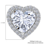 LUXURIANT DIAMOND - Lab Grown Diamant VS-EF IGI zertifiziert Anhänger 950 Platin ca. 5.50 ct