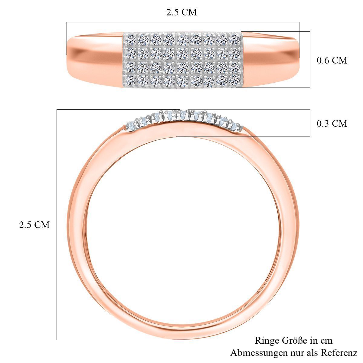 750 Roségold Vermei