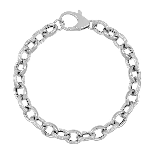LA BELLA feinstes handgefertigtes Italienisches 925 Silber vergoldet Armband ca. 19 cm mit 2.5 cm extender, ca. 14,50g