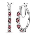 MÜNCHEN CLOSE OUT - D'Joy Cruzeiro Blush Turmalin, Moissanit Ohrringe 925 Silber rhodiniert ca. 1.85 ct