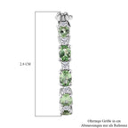 MÜNCHEN CLOSE OUT - D'Joy Tsavorite Granat, Moissanit Ohrringe 925 Silber rhodiniert ca. 2.00 ct