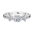 LUXURIANT DIAMOND - Lab Grown Diamant VS-EF SGL zertifiziert Ring 925 Silber rhodiniert (Größe 19.00) ca. 1.00 ct