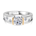 LUXURIANT DIAMOND - Lab Grown Diamant SI-GH SGL zertifiziert Ring 925 Silber rhodiniert (Größe 19.00) ca. 2.00 ct