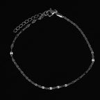 Italienische Konfetti 925 Silber rhodiniert Armband ca. 18 cm + 2.5 cm Extender