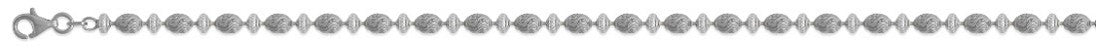 Italienische SATURNO Armband, 925 Silber rhodiniert ca. 18 cm ca. 5,30g