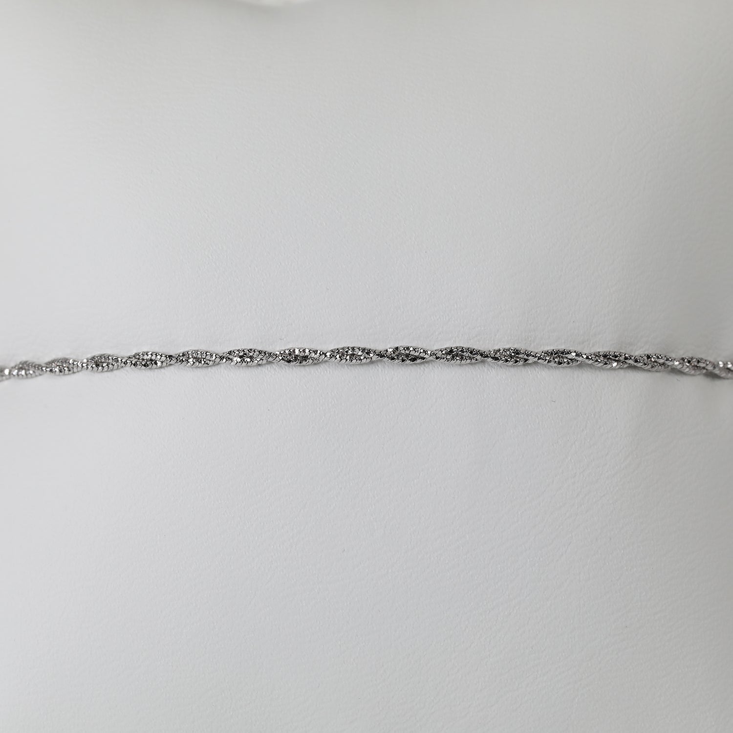 Italienisches Schlangen Pyramidenform Armband,  925 Silber rhodiniert, ca. 18 cm + 2.5 Extender, ca. 2,22g