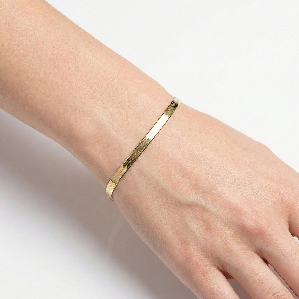 MAGICFLEX 925 Silber vergoldet Armband ca. 18 cm + 2.5 cm Extender, ca. 2,82g