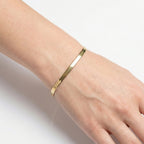 MAGICFLEX 925 Silber vergoldet Armband ca. 18 cm + 2.5 cm Extender, ca. 2,82g