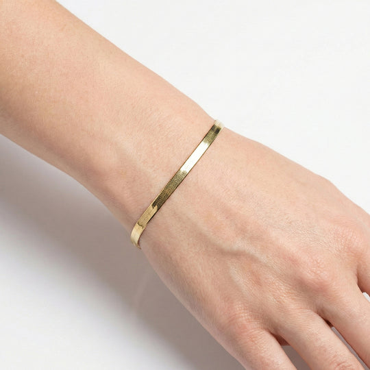 MAGICFLEX 925 Silber vergoldet Armband ca. 18 cm + 2.5 cm Extender, ca. 2,82g