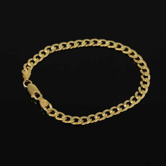 GRUMETTA CHAIN PROMO 925 Silber vergoldet Armband ca. 18 cm ca. 4,13g