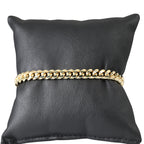 MIAMI CUBAN 925 Silber vergoldet Armband ca. 20 cm ca. 22,29g