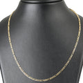 FIGARO SUPER FLAT PROMO 925 Silber vergoldet Halskette ca. 60 cm ca. 12,90g