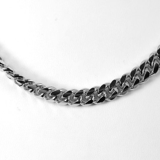 MIAMI CUBAN 925 Silber rhodiniert Halskette ca. 50 cm ca. 58,83g