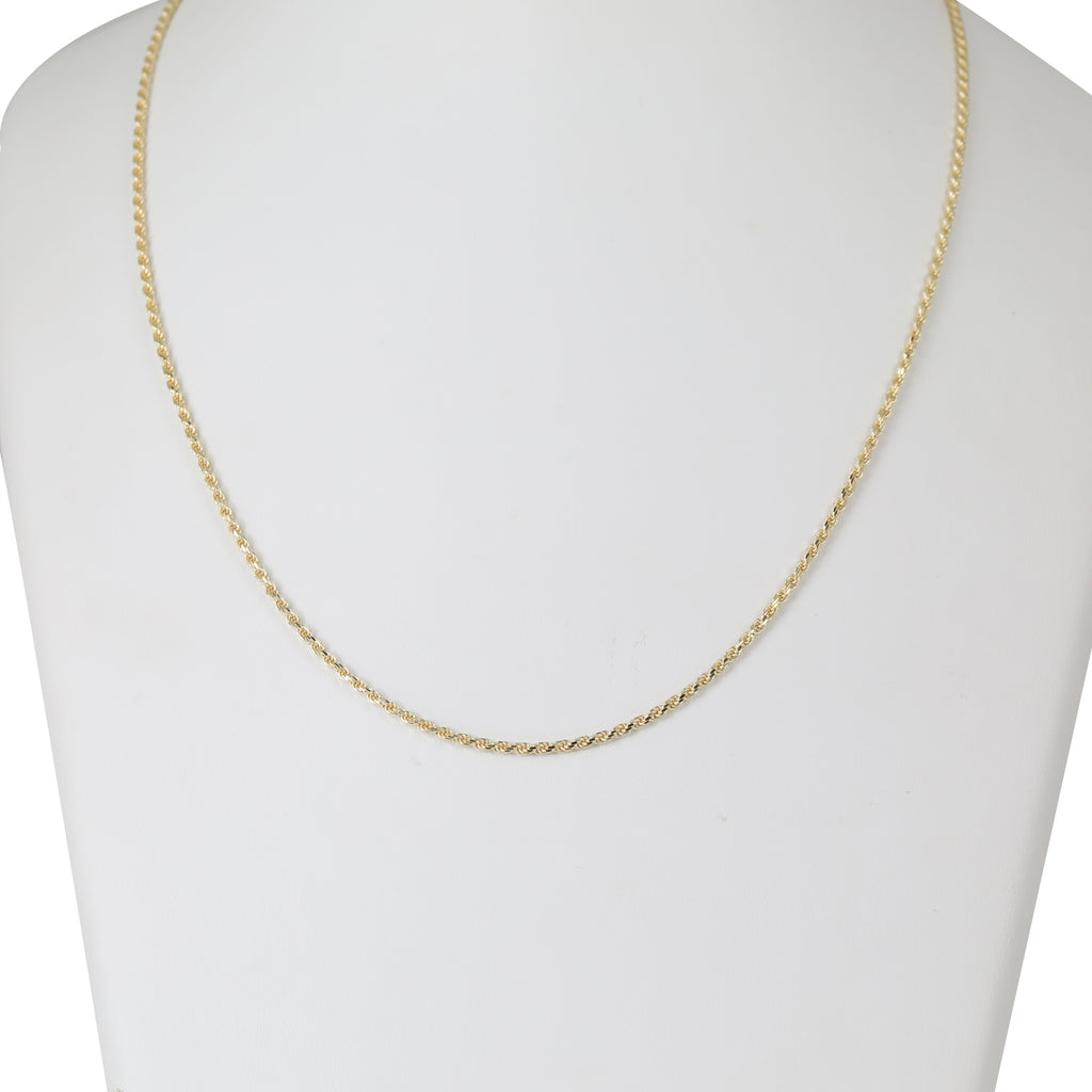 LIGHT ROPE 925 Silber vergoldet Halskette ca. 60 cm ca. 6,15g