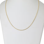 LIGHT ROPE 925 Silber vergoldet Halskette ca. 60 cm ca. 6,15g