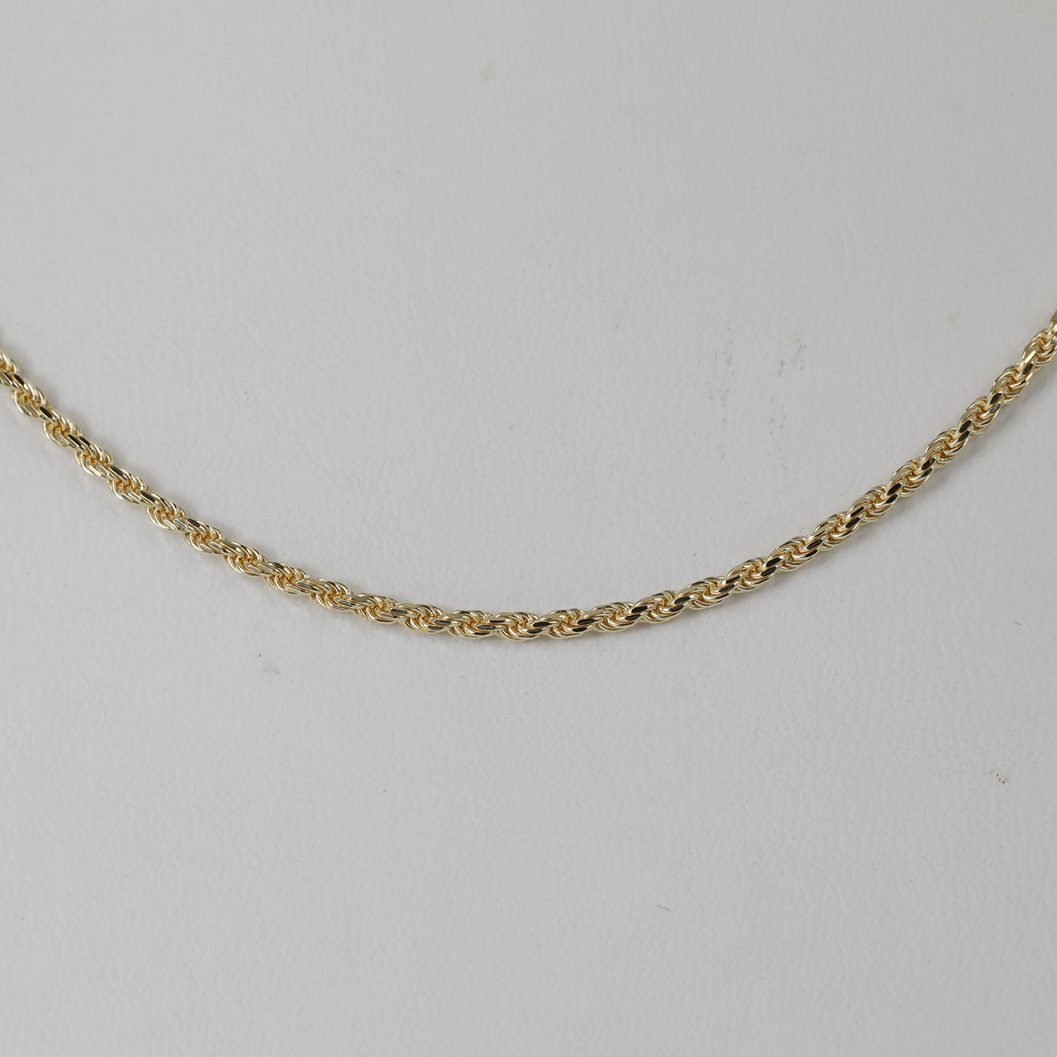 LIGHT ROPE 925 Silber vergoldet Halskette ca. 60 cm ca. 6,15g