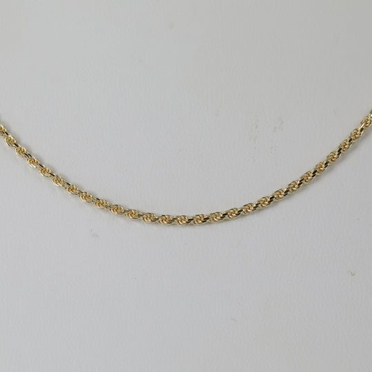 LIGHT ROPE 925 Silber vergoldet Halskette ca. 60 cm ca. 6,15g