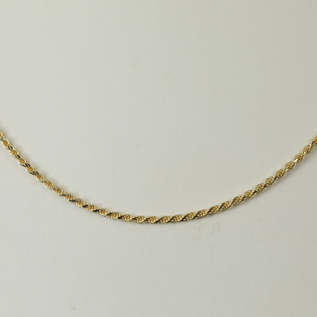 LIGHT ROPE 925 Silber vergoldet Halskette ca. 60 cm ca. 6,15g