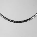 WRAPPED MAGICFLEX 925 Silber rhodiniert Halskette ca. 40.5 cm + 5 cm Extender, ca. 8,03g