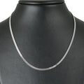 BISMARK 3 LINES 925 Silber rhodiniert Halskette ca. 50 cm ca. 5,05g