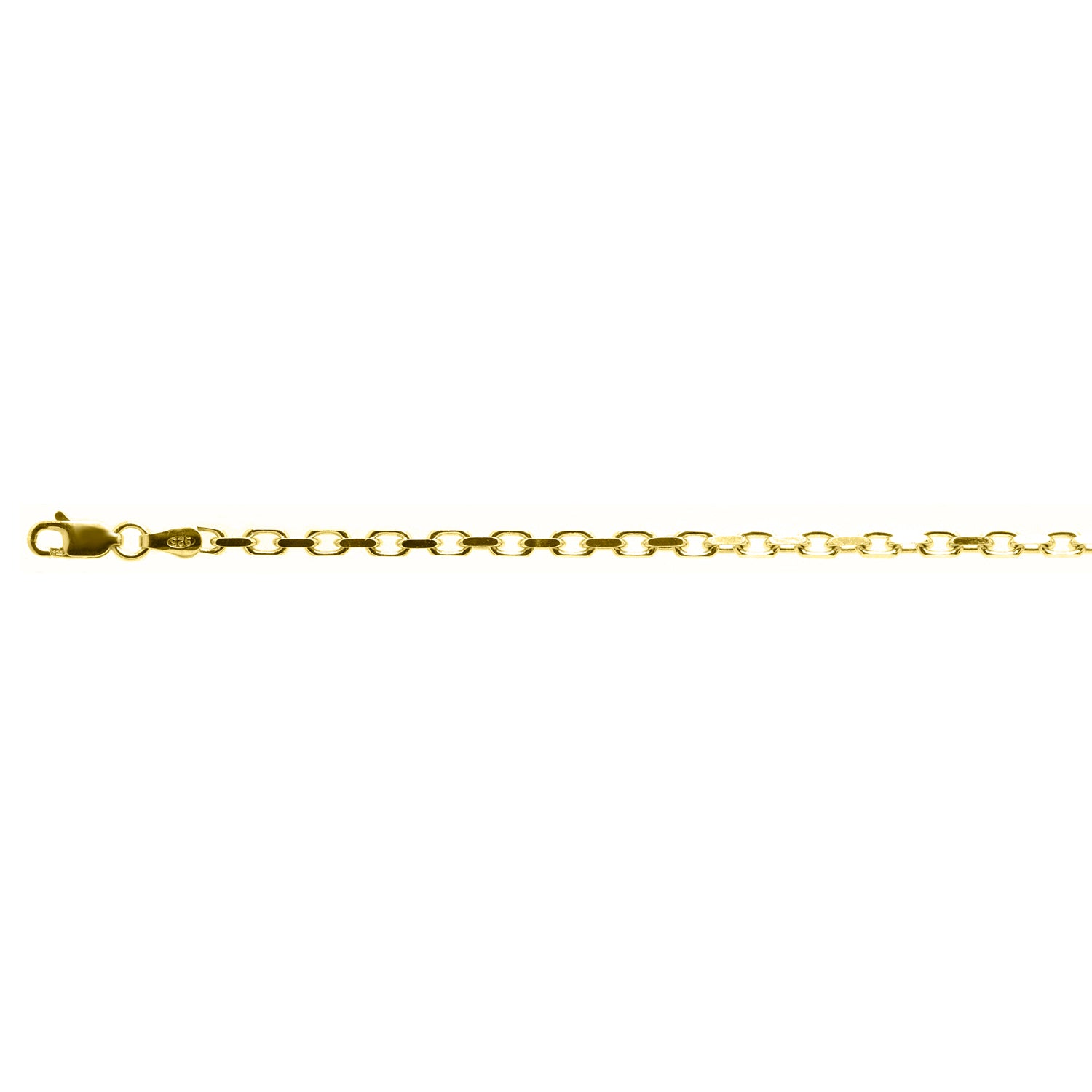 925 Silber vergoldet Halskette ca. 60 cm ca. 8,45g