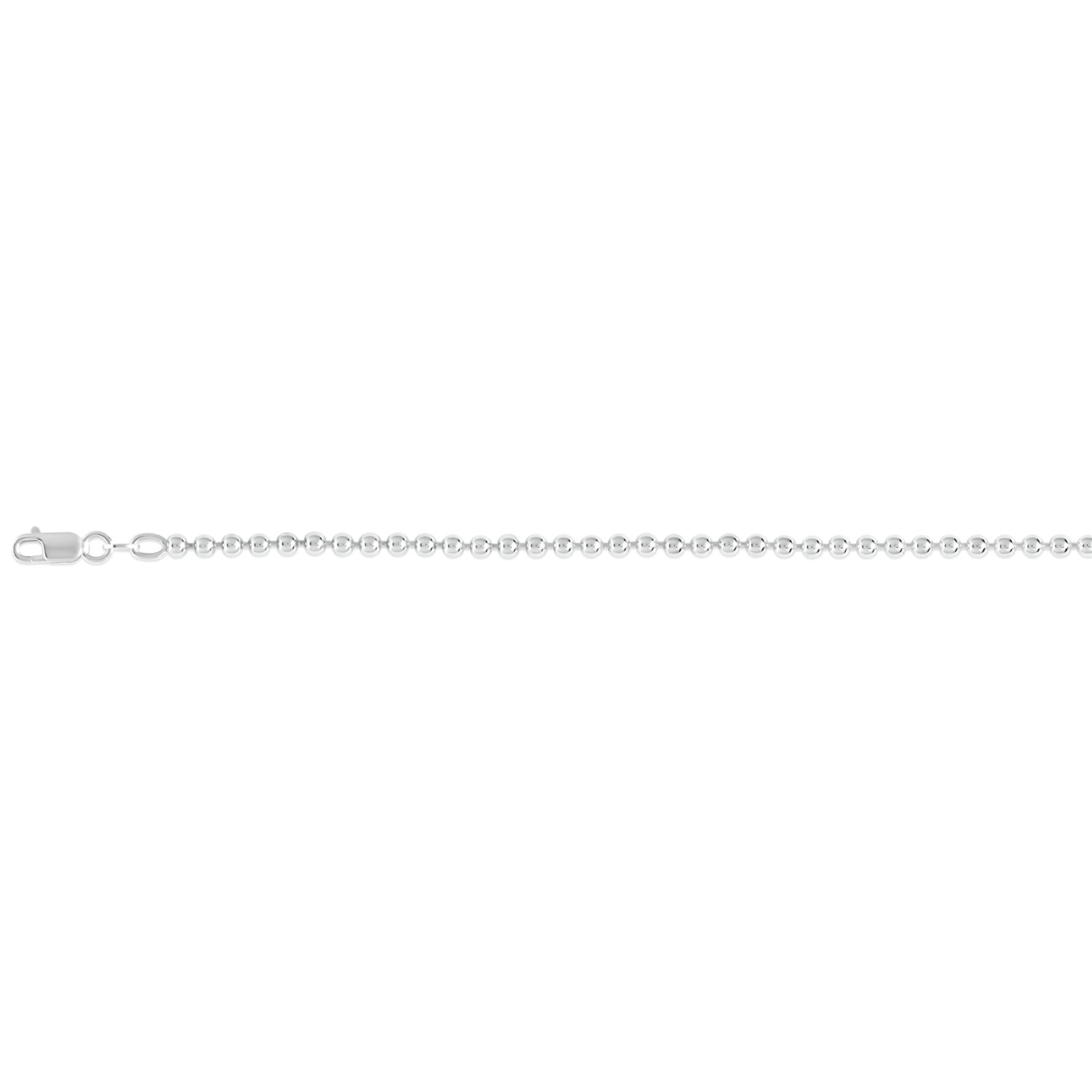 925 Silber rhodiniert Halskette ca. 45 cm