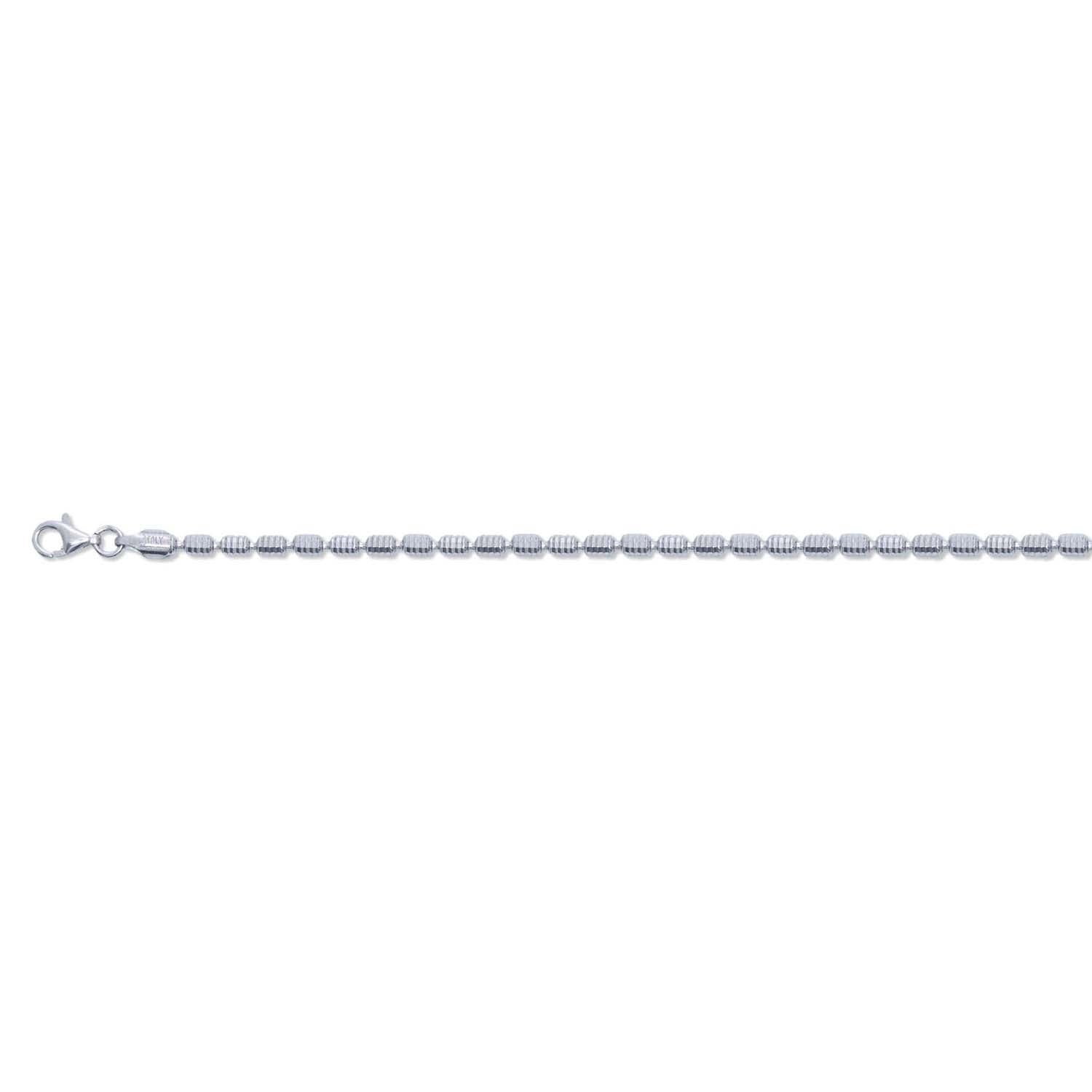 925 Silber rhodiniert Halskette ca. 45 cm mit 5 cm extender, ca. 11,98g