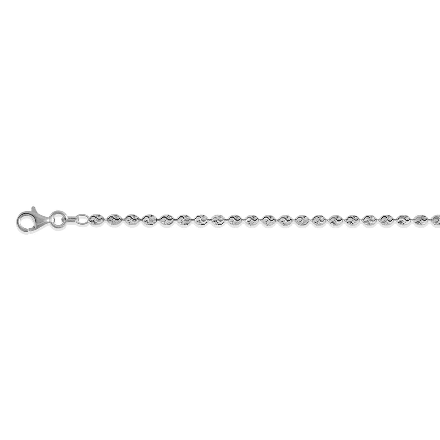 CHICCO C0032 925 Silber rhodiniert Halskette ca. 45 cm + 5 cm Extender, ca. 12,53g