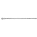 Italienische Diamantschliff Kugel Halskette, 925 Silber rhodiniert, 60 cm, ca. 7,06g